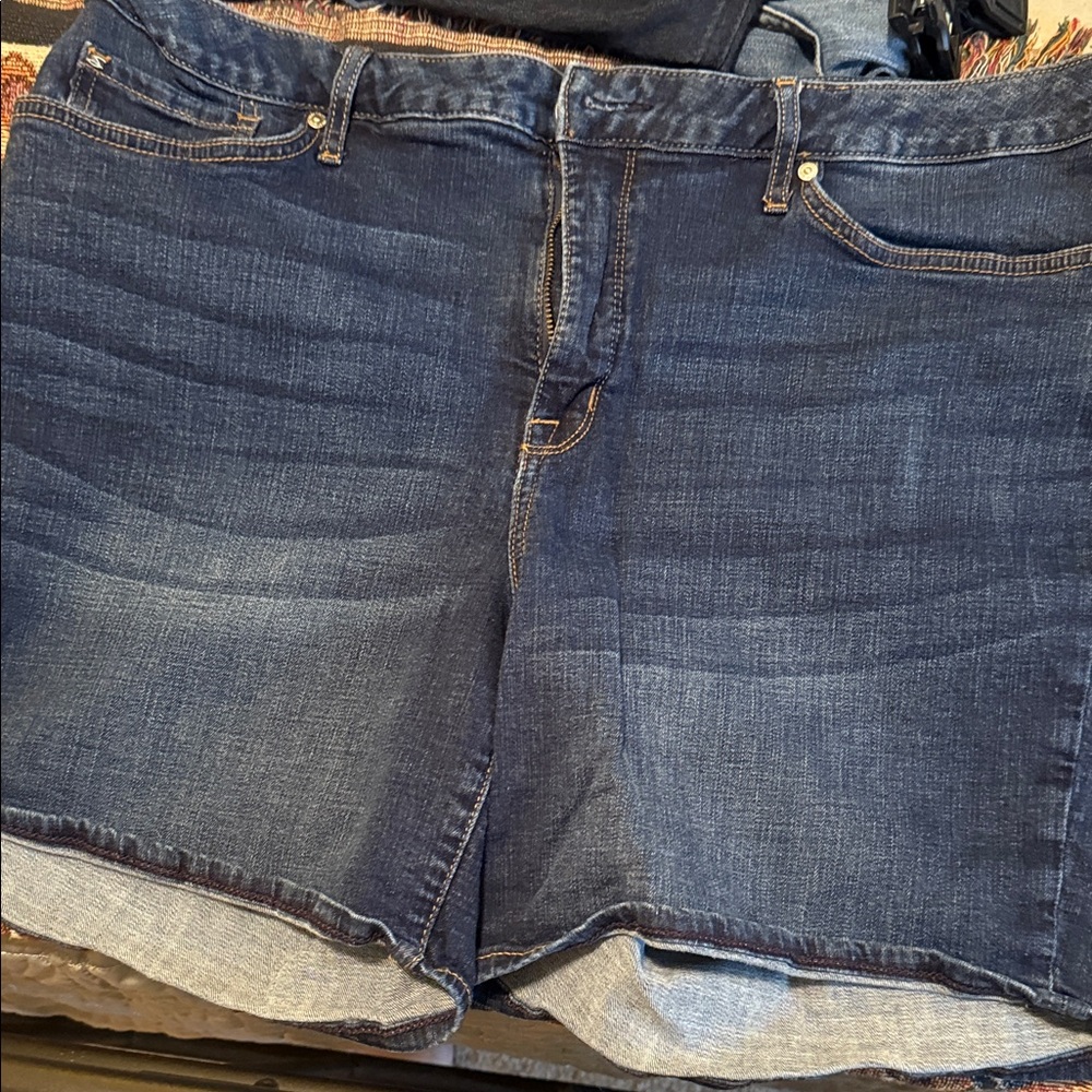 Seven7 Women's Blue Jean Shorts